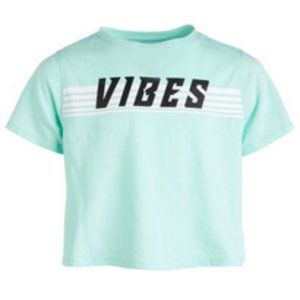 Ideology's "Vibes" Cropped Tee - Size: L 14